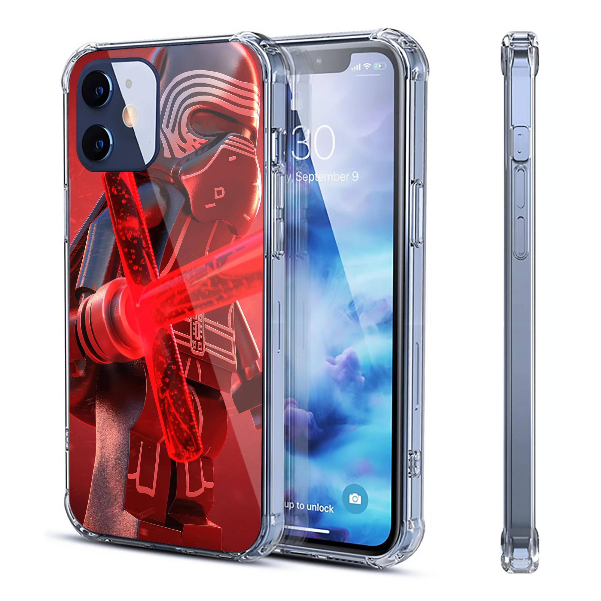 （画像用） スター・ウォーズ Star Wars 【iPhone 12シリーズ対応】透明スマホケース（クリアソフトケース）
